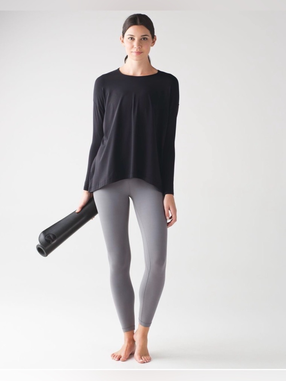 Lululemon City Bound Long Sleeve in Black